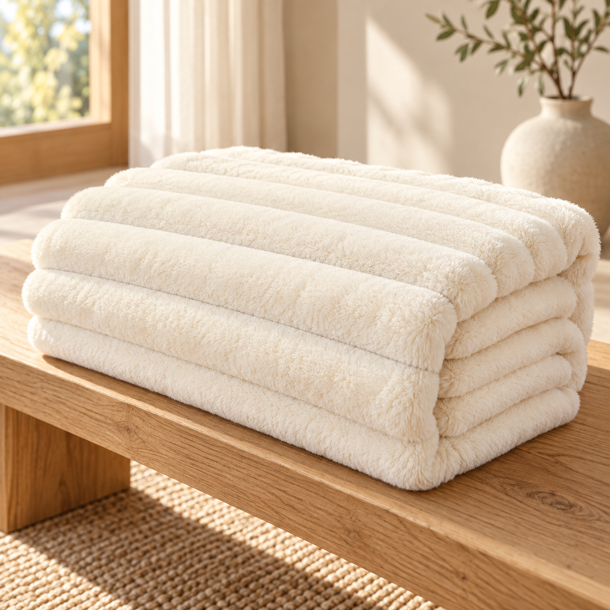 Cloud Rib Plush Sofa Cover