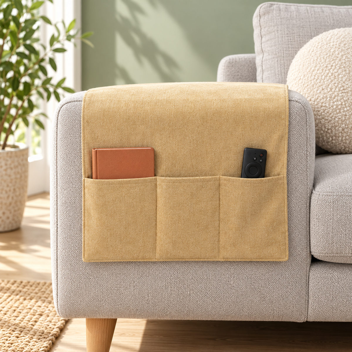 Nook Chenille Armrest Organiser