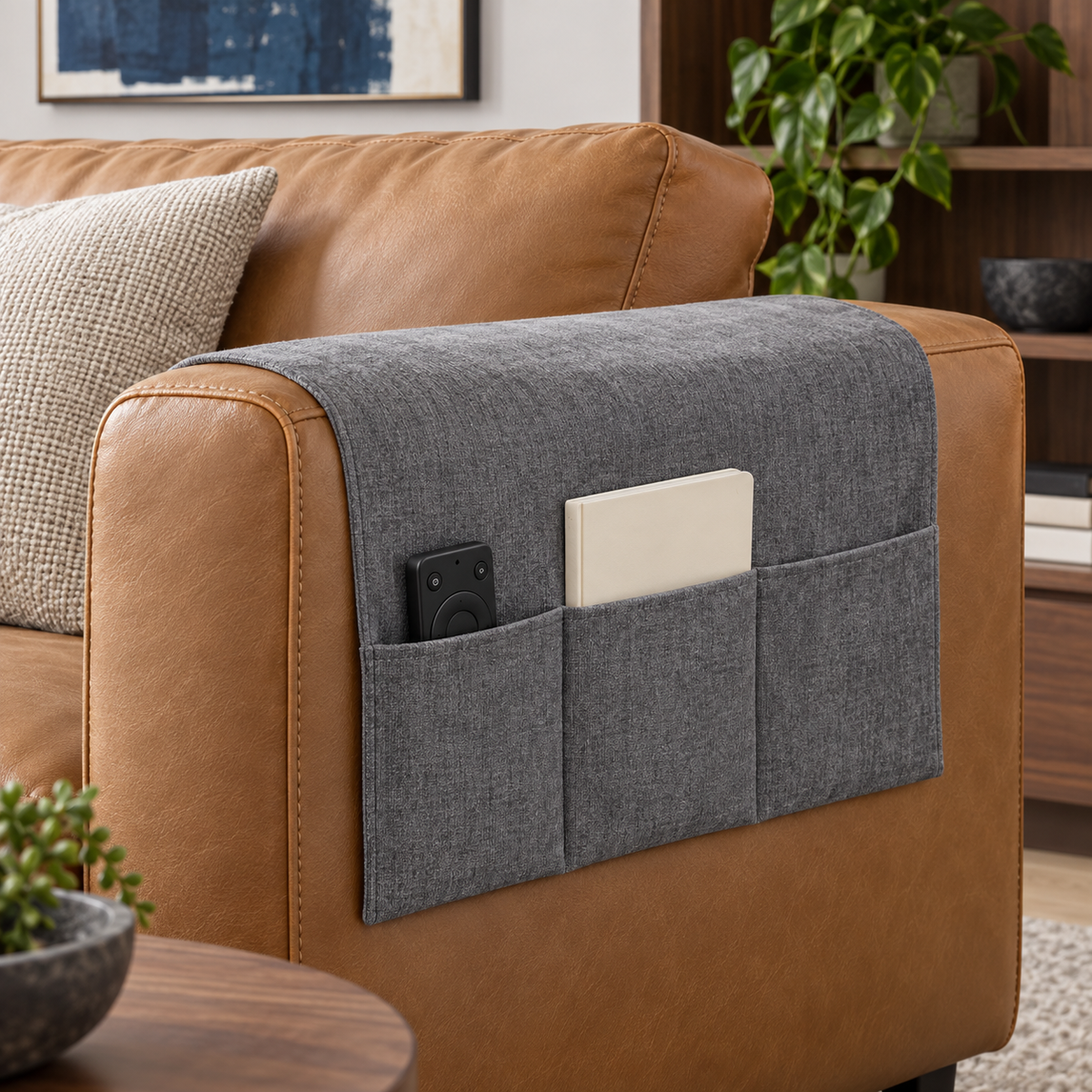 Nook Chenille Armrest Organiser